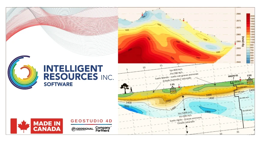 Rayfract de Intelligent Resources: tomografía sísmica de refracción